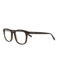 Saint Laurent Saint Laurent Mens Round/Oval Havana Havana Transparent Fashion Designer Eyewear