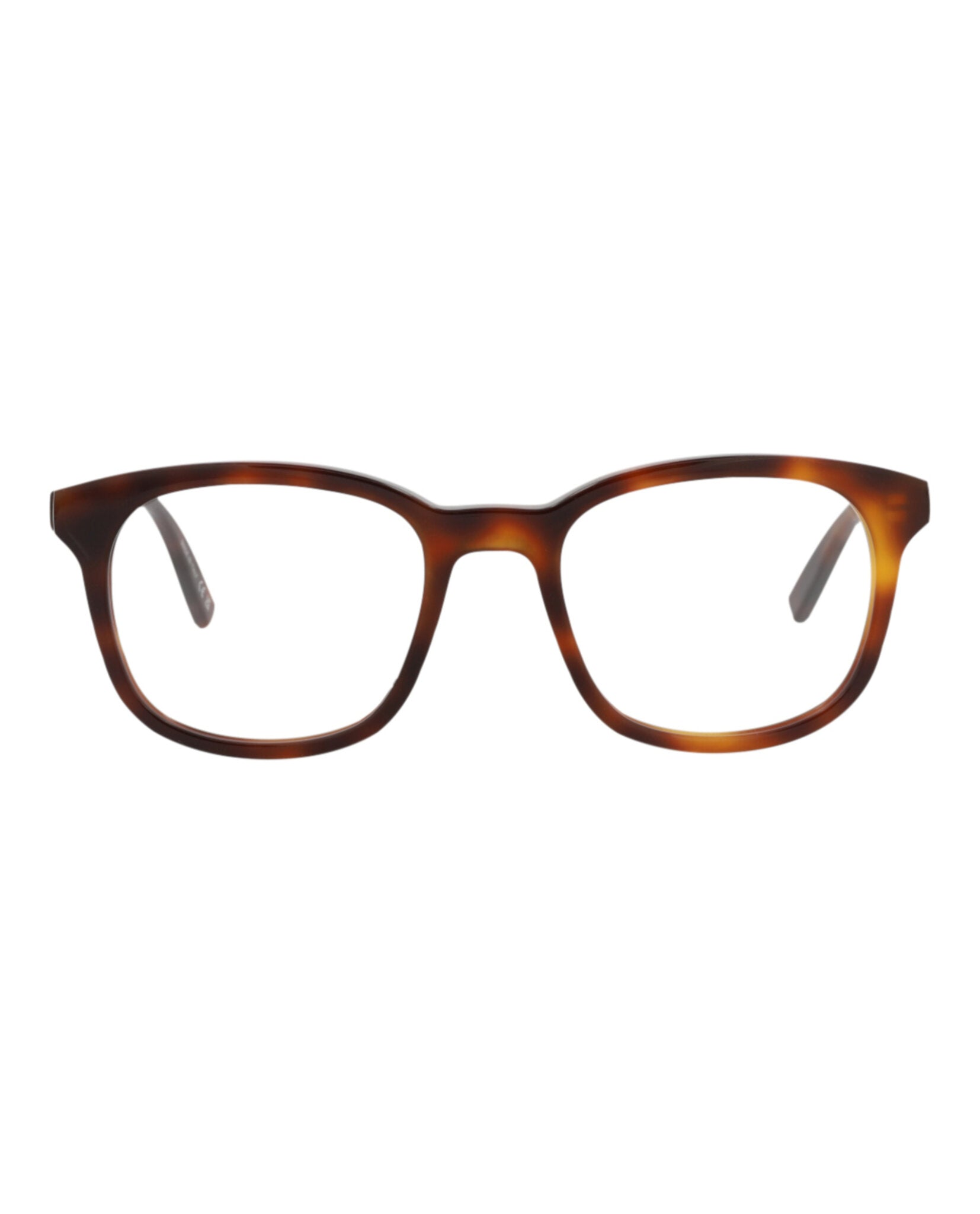 Saint Laurent Saint Laurent Mens Round/Oval Havana Havana Transparent Fashion Designer Eyewear