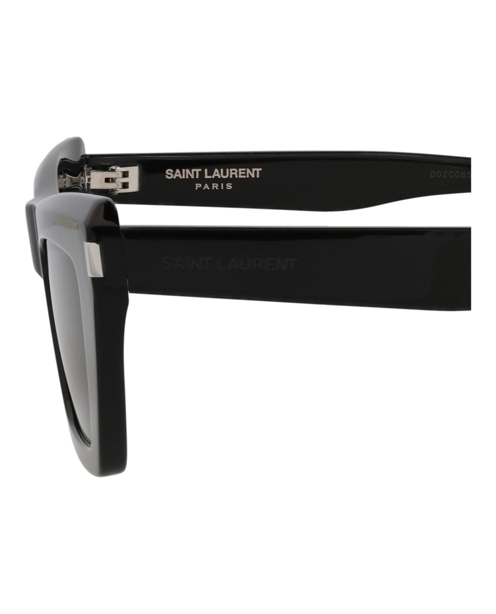 Saint Laurent Saint Laurent Womens Square/Rectangle Black Black Black Fashion Designer Eyewear