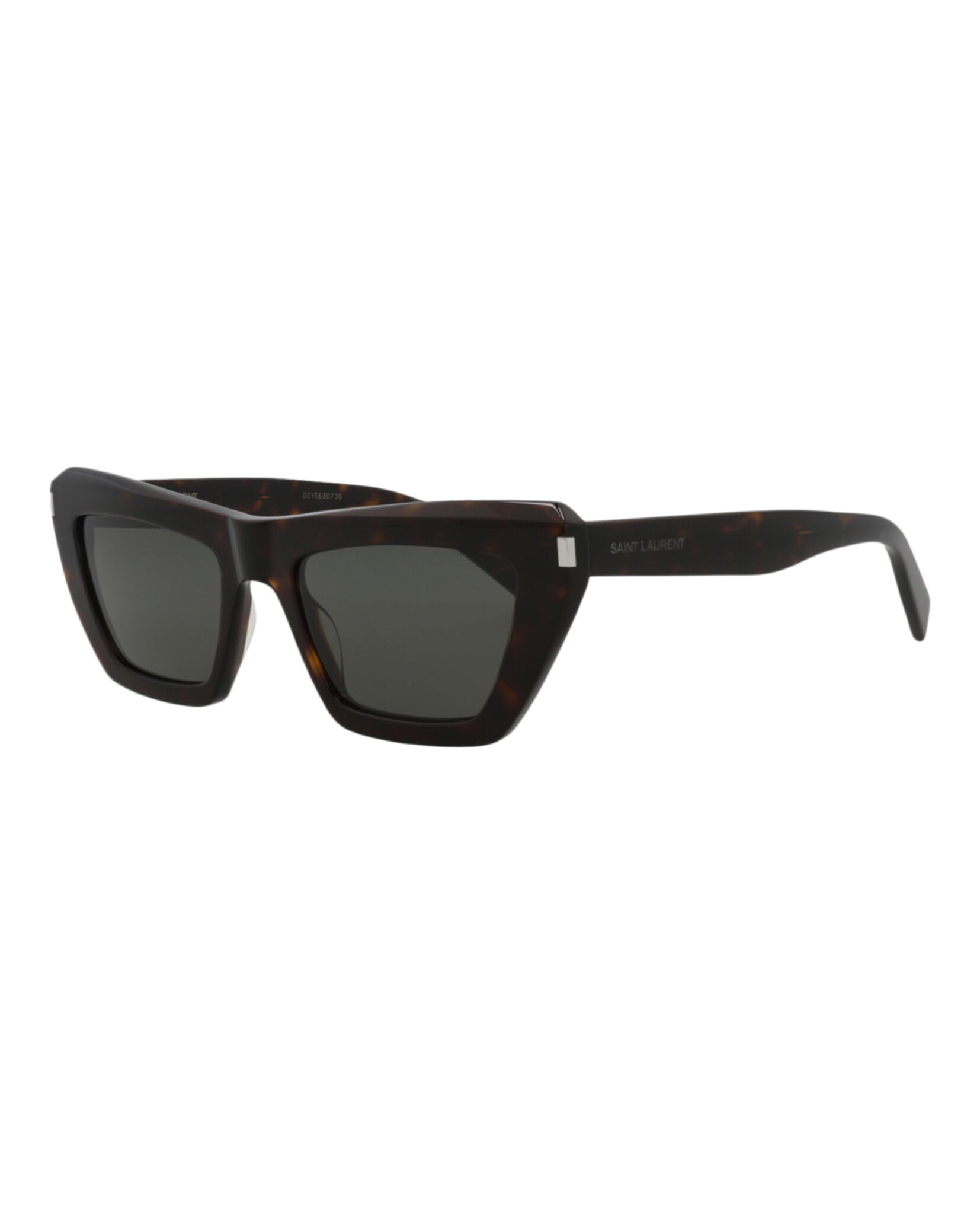 Saint Laurent Womens Square/Rectangle Havana Havana Grey Fashion Designer Eyewear