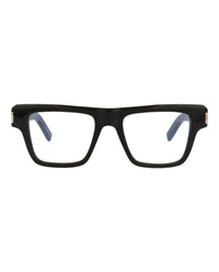 Saint Laurent Saint Laurent Mens Square/Rectangle Black Black Transparent Fashion Designer Eyewear
