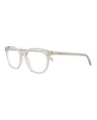 Saint Laurent Saint Laurent Womens Round/Oval Beige Beige Transparent Fashion Designer Eyewear