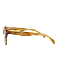 Saint Laurent Saint Laurent Womens Cat Eye Havana Havana Transparent Fashion Designer Eyewear