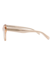 Saint Laurent Saint Laurent Womens Cat Eye Nude Nude Transparent Fashion Designer Eyewear