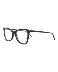Saint Laurent Saint Laurent Womens Cat Eye Black Black Transparent Fashion Designer Eyewear