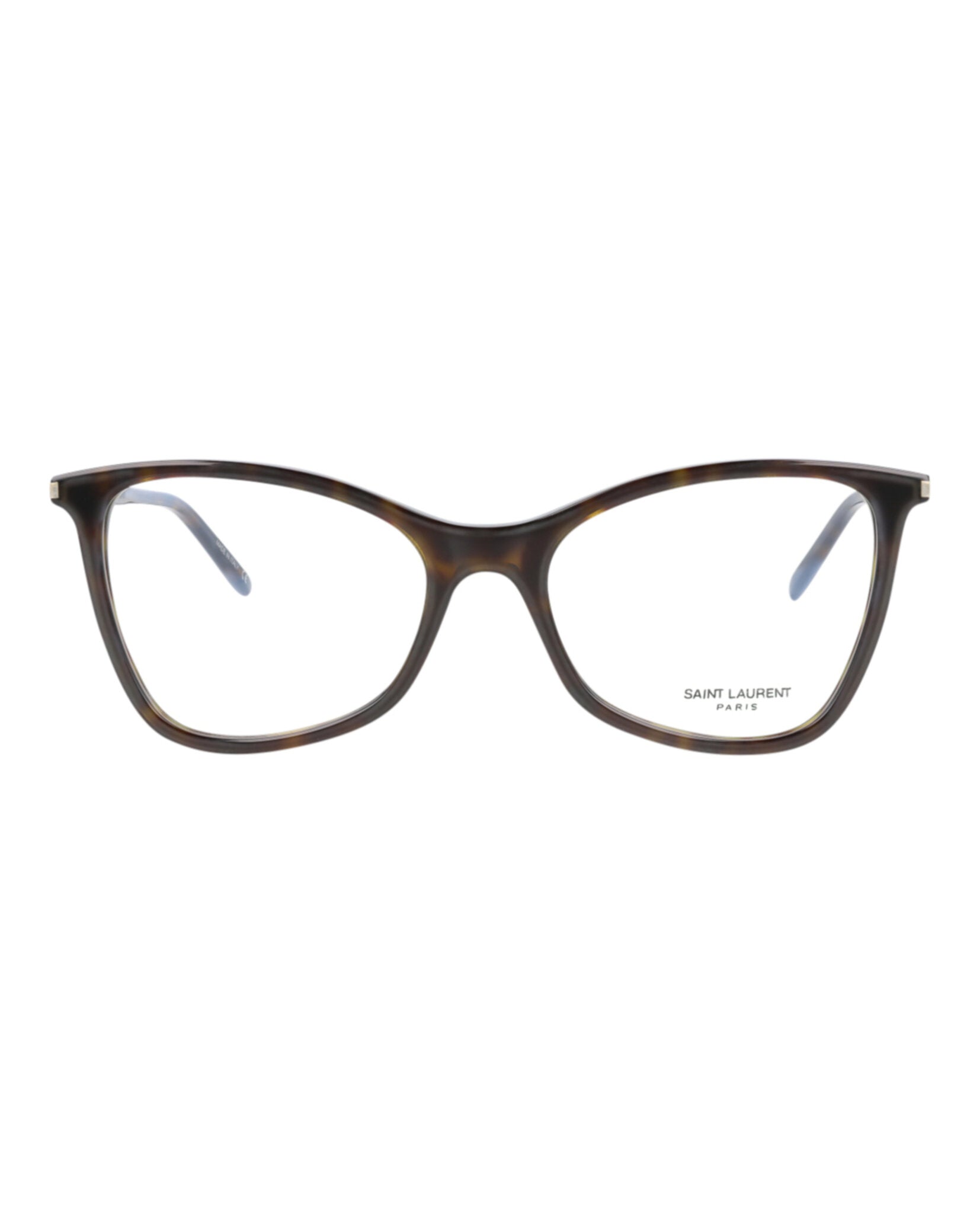 Saint Laurent Womens Cat Eye Havana Havana Transparent Fashion Designer Eyewear