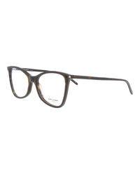 Saint Laurent Womens Cat Eye Havana Havana Transparent Fashion Designer Eyewear