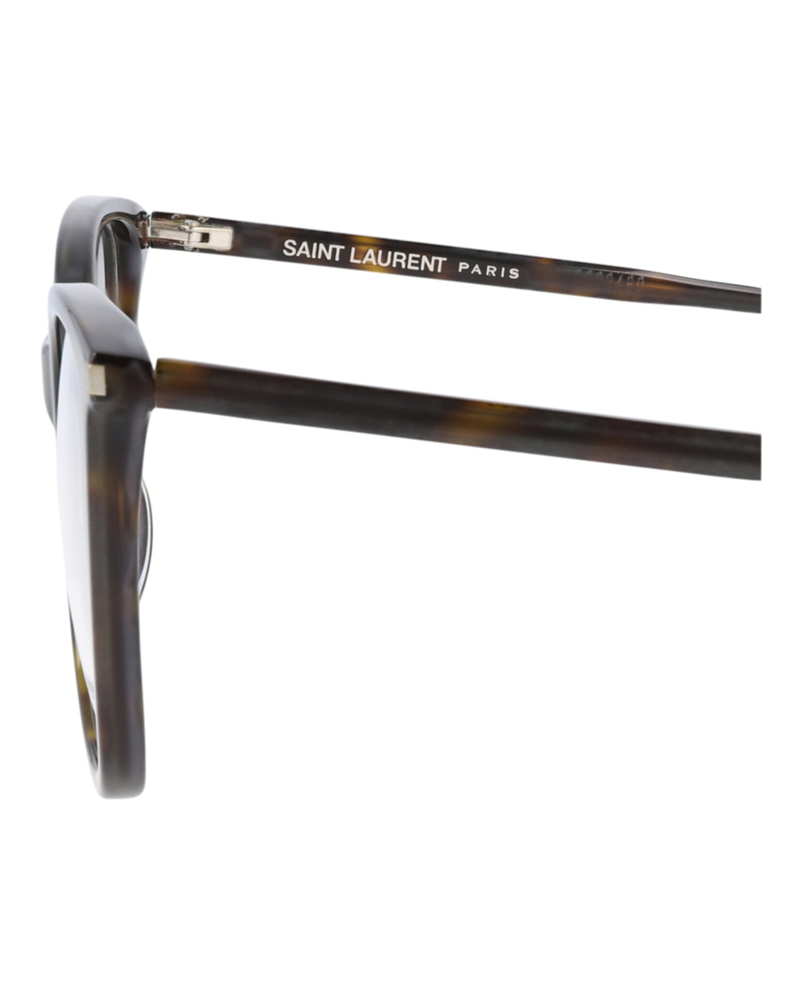 Saint Laurent Womens Cat Eye Havana Havana Transparent Fashion Designer Eyewear