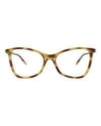 Saint Laurent Saint Laurent Womens Cat Eye Havana Havana Transparent Fashion Designer Eyewear