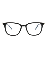 Saint Laurent Saint Laurent Mens Square/Rectangle Black Black Transparent Fashion Designer Eyewear