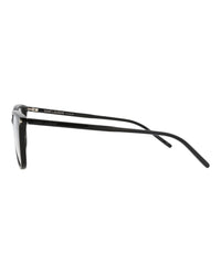 Saint Laurent Saint Laurent Mens Square/Rectangle Black Black Transparent Fashion Designer Eyewear