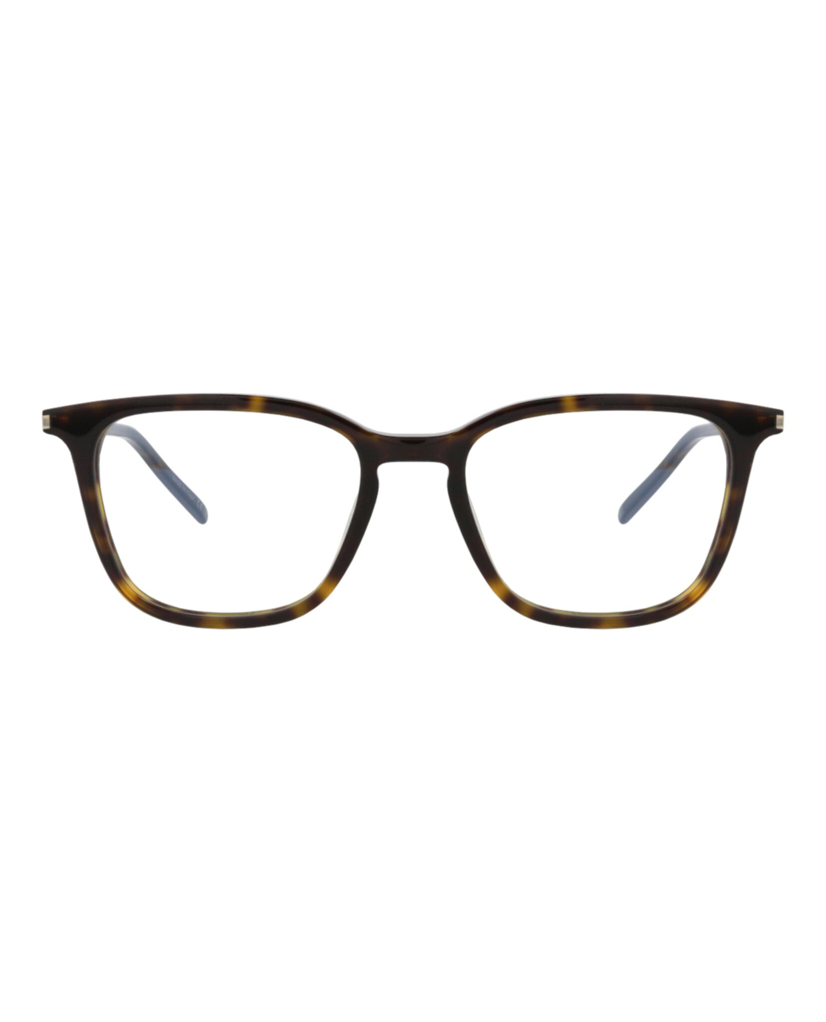 Saint Laurent Saint Laurent Mens Square/Rectangle Havana Havana Transparent Fashion Designer Eyewear