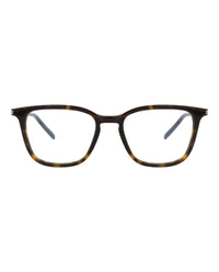Saint Laurent Saint Laurent Mens Square/Rectangle Havana Havana Transparent Fashion Designer Eyewear