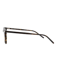 Saint Laurent Saint Laurent Mens Square/Rectangle Havana Havana Transparent Fashion Designer Eyewear