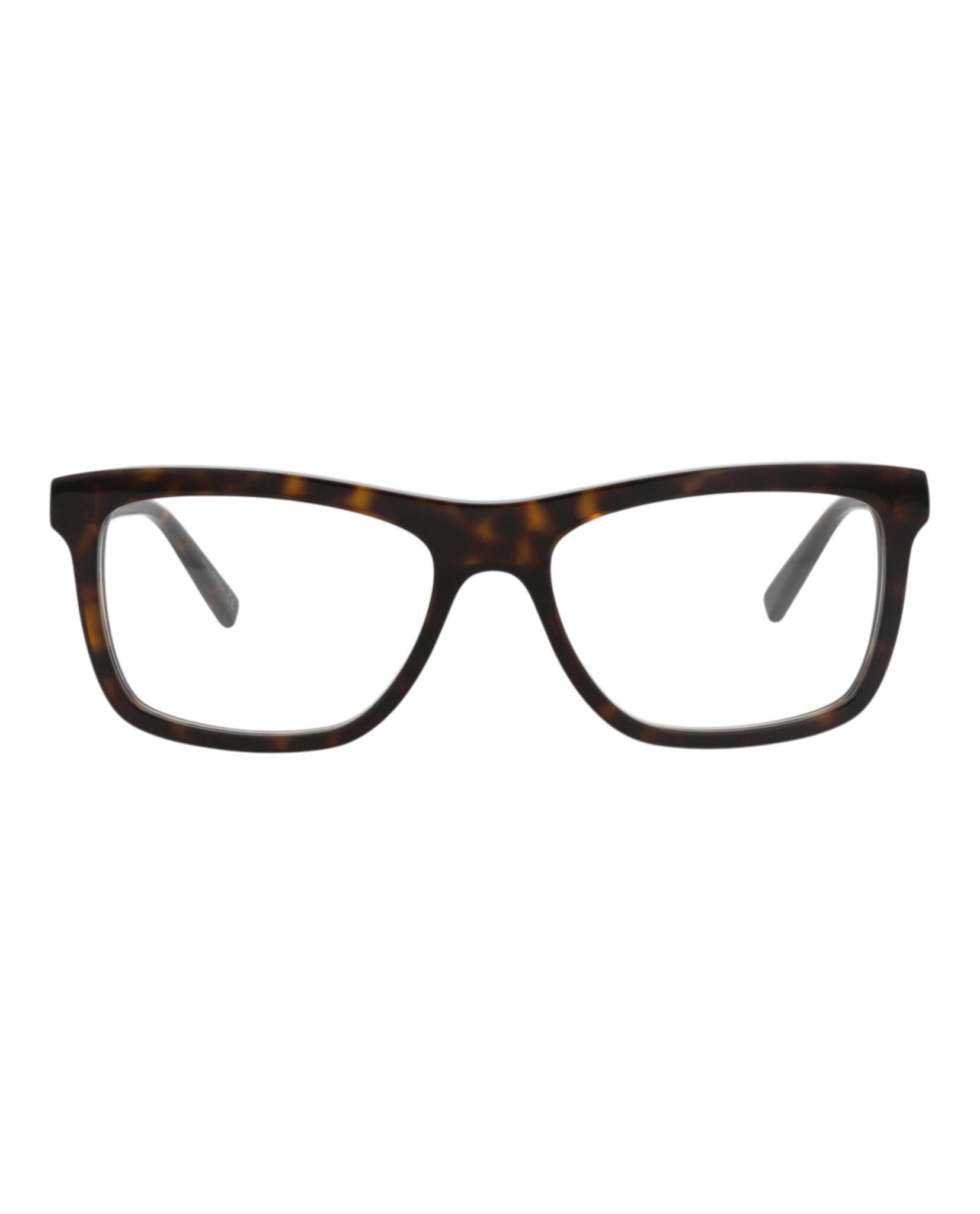 Saint Laurent Saint Laurent Mens Square/Rectangle Havana Havana Transparent Fashion Designer Eyewear