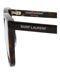 Saint Laurent Saint Laurent Womens Square/Rectangle Havana Havana Transparent Fashion Designer Eyewear