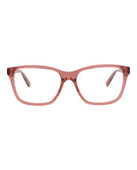 Saint Laurent Saint Laurent Womens Square/Rectangle Pink Pink Transparent Fashion Designer Eyewear