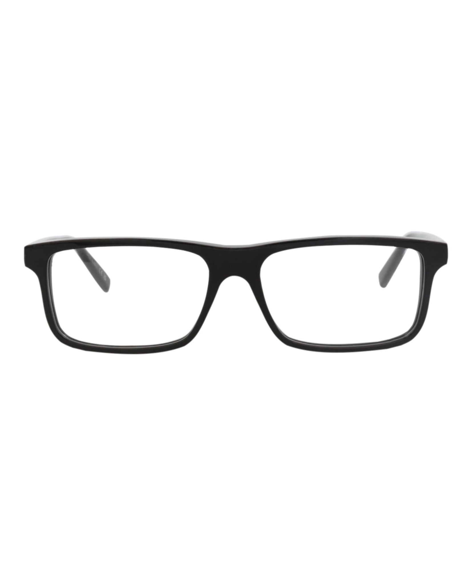 Saint Laurent Saint Laurent Mens Square/Rectangle Black Black Transparent Fashion Designer Eyewear