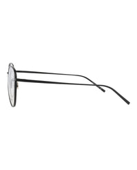 Saint Laurent Womens Cat Eye Black Black Transparent Fashion Designer Eyewear