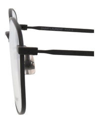 Saint Laurent Unisex Round/Oval Black Black Transparent Fashion Designer Eyewear