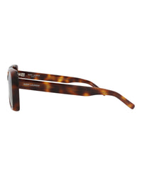 Saint Laurent Saint Laurent Womens Square/Rectangle Havana Havana Green Fashion Designer Eyewear