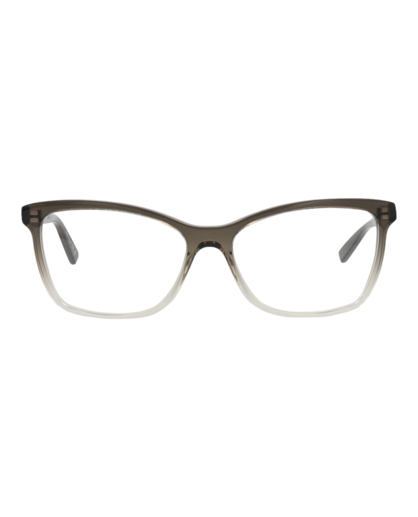 Saint Laurent Saint Laurent Womens Cat Eye Grey Grey Transparent Fashion Designer Eyewear