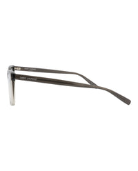 Saint Laurent Saint Laurent Womens Cat Eye Grey Grey Transparent Fashion Designer Eyewear
