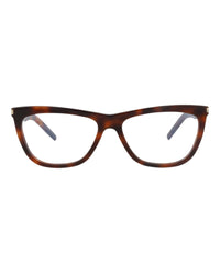 Saint Laurent Saint Laurent Womens Cat Eye Havana Havana Transparent Fashion Designer Eyewear
