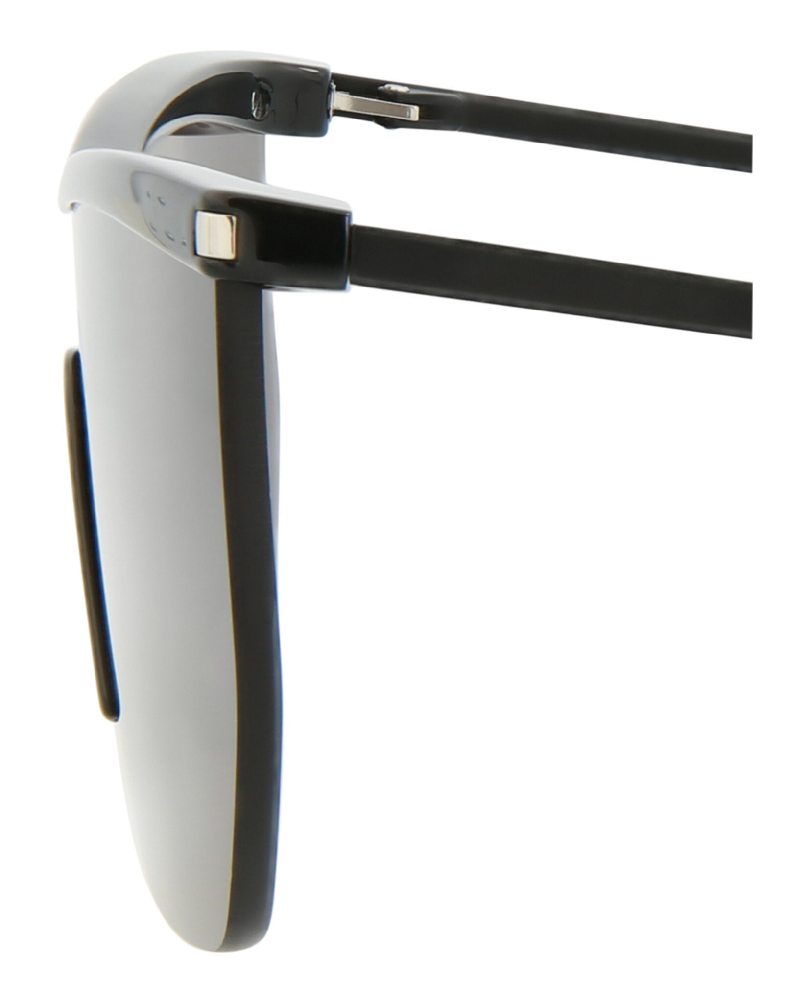 Saint Laurent Womens Shield/Wrap Black Black Black Fashion Designer Eyewear
