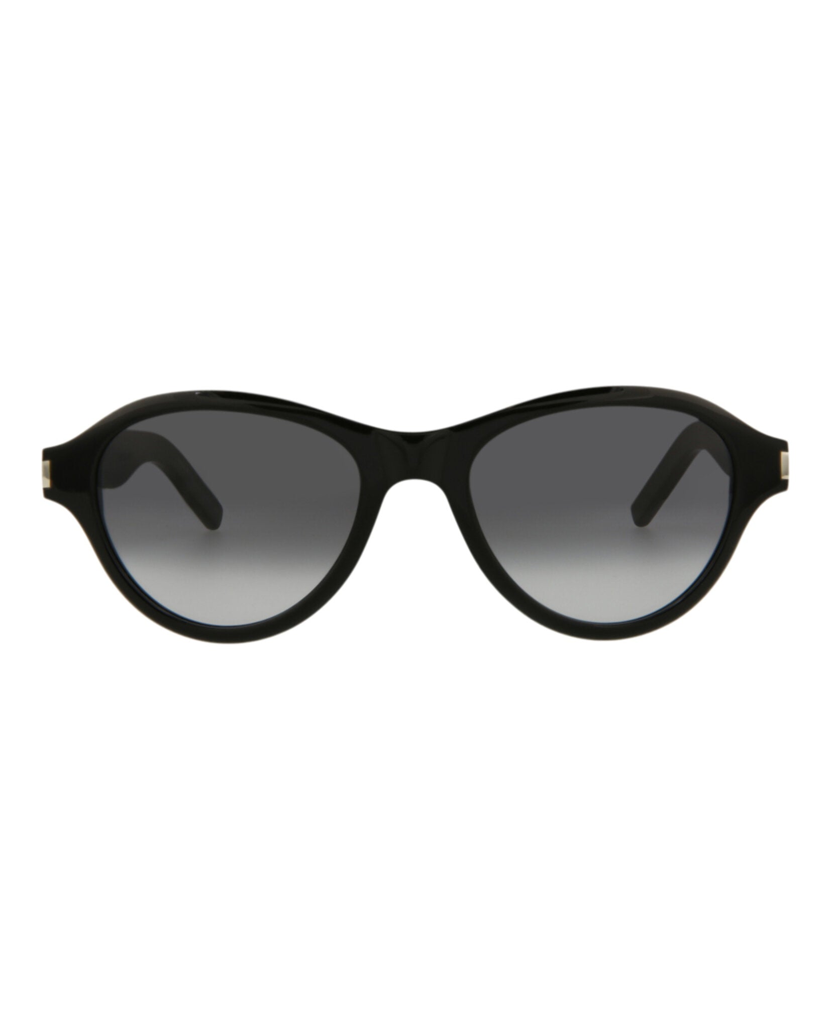 Saint Laurent Saint Laurent Unisex Round/Oval Black Black Grey Fashion Designer Eyewear