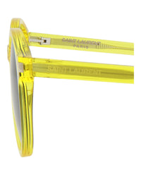 Saint Laurent Saint Laurent Unisex Round/Oval Yellow Yellow Black Fashion Designer Eyewear