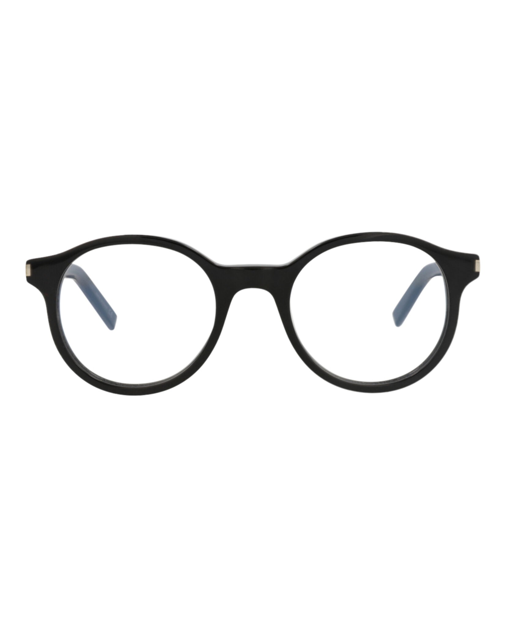 Saint Laurent Saint Laurent Unisex Round/Oval Black Black Transparent Fashion Designer Eyewear