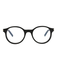 Saint Laurent Saint Laurent Unisex Round/Oval Black Black Transparent Fashion Designer Eyewear