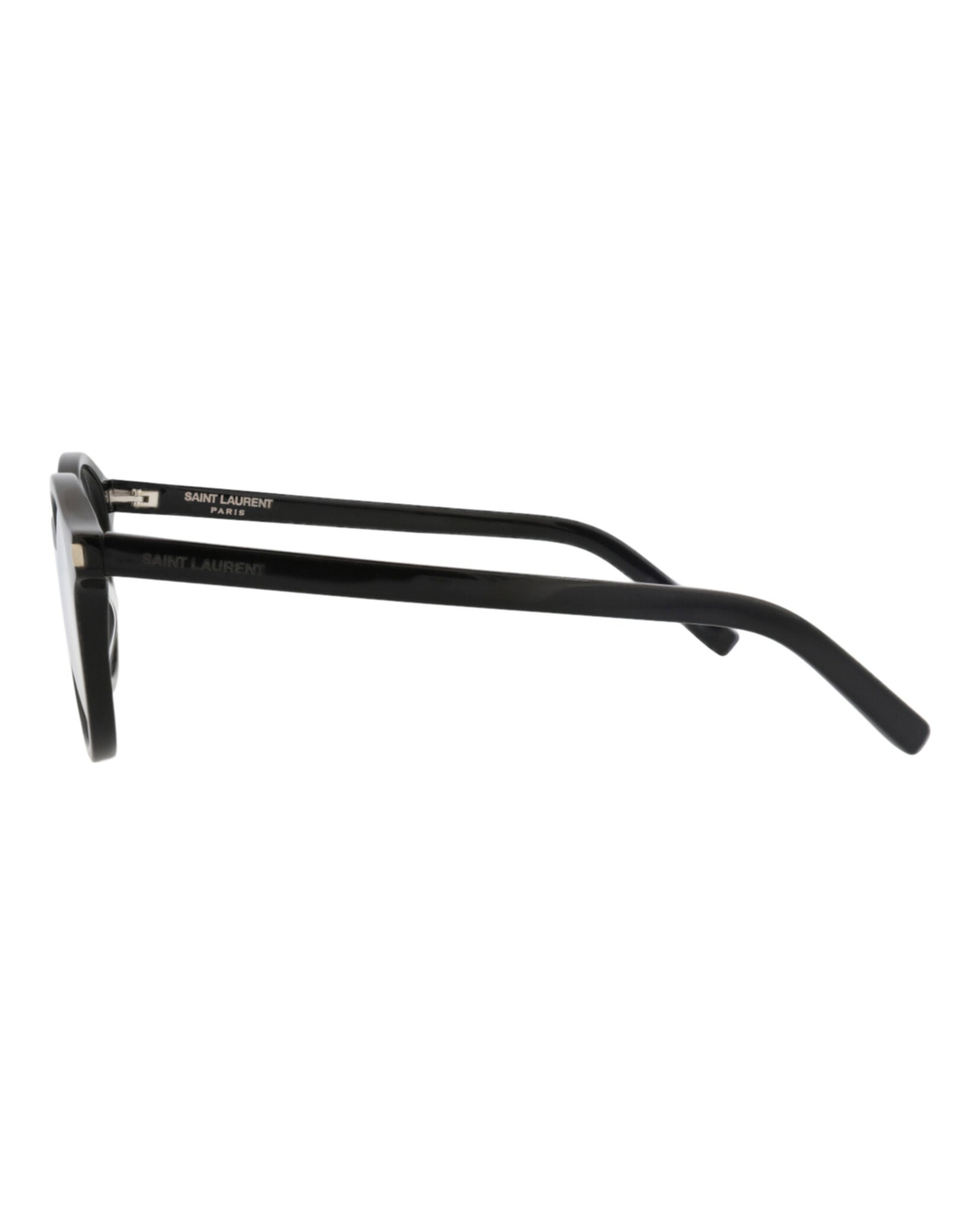 Saint Laurent Saint Laurent Unisex Round/Oval Black Black Transparent Fashion Designer Eyewear