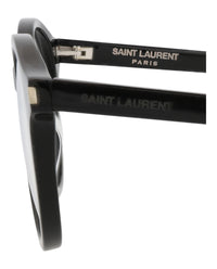 Saint Laurent Saint Laurent Unisex Round/Oval Black Black Transparent Fashion Designer Eyewear
