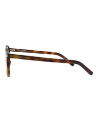 Saint Laurent Saint Laurent Unisex Round/Oval Havana Havana Transparent Fashion Designer Eyewear