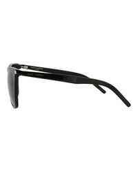 Saint Laurent Womens Cat Eye Black Black Black Fashion Designer Eyewear