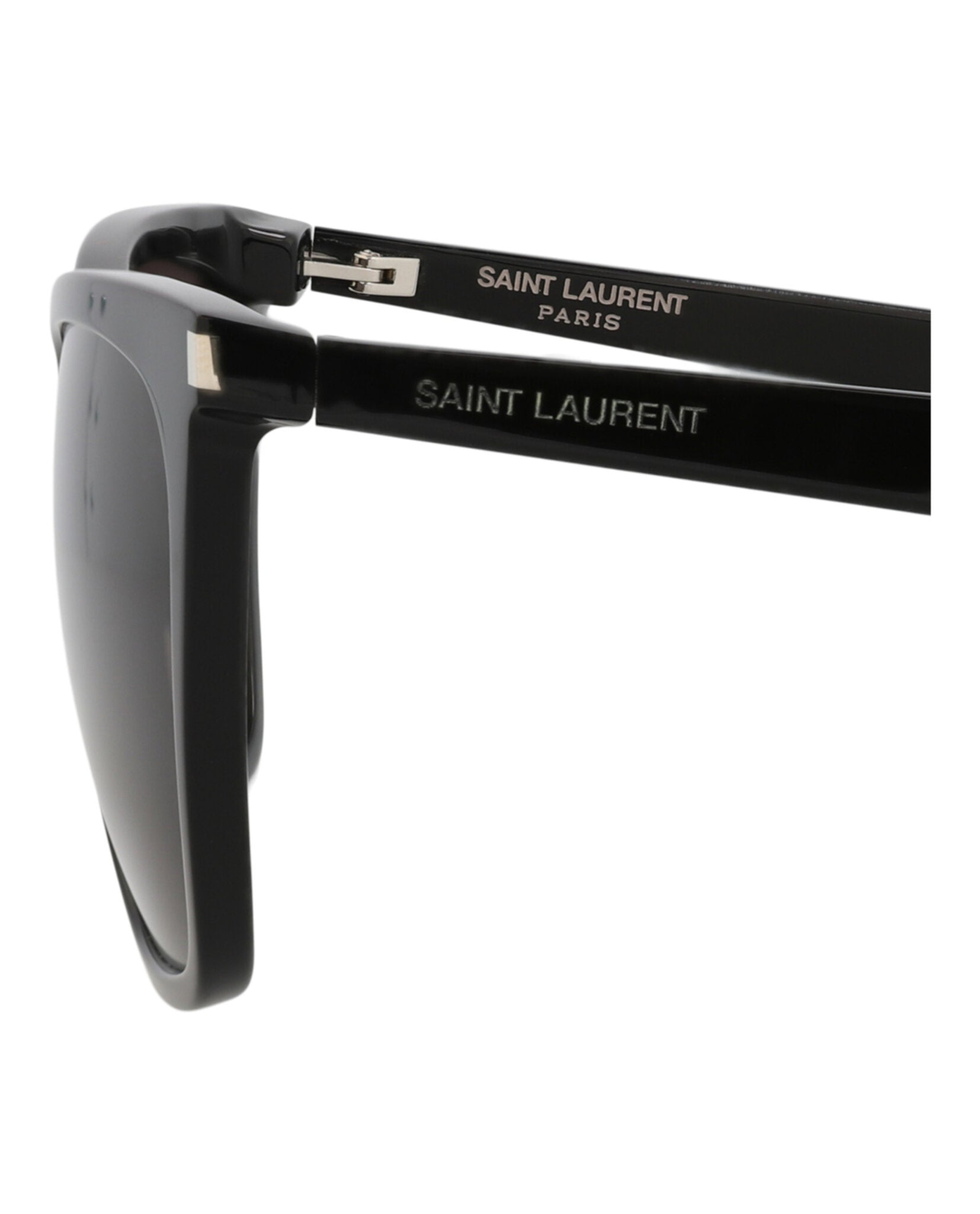 Saint Laurent Womens Cat Eye Black Black Black Fashion Designer Eyewear