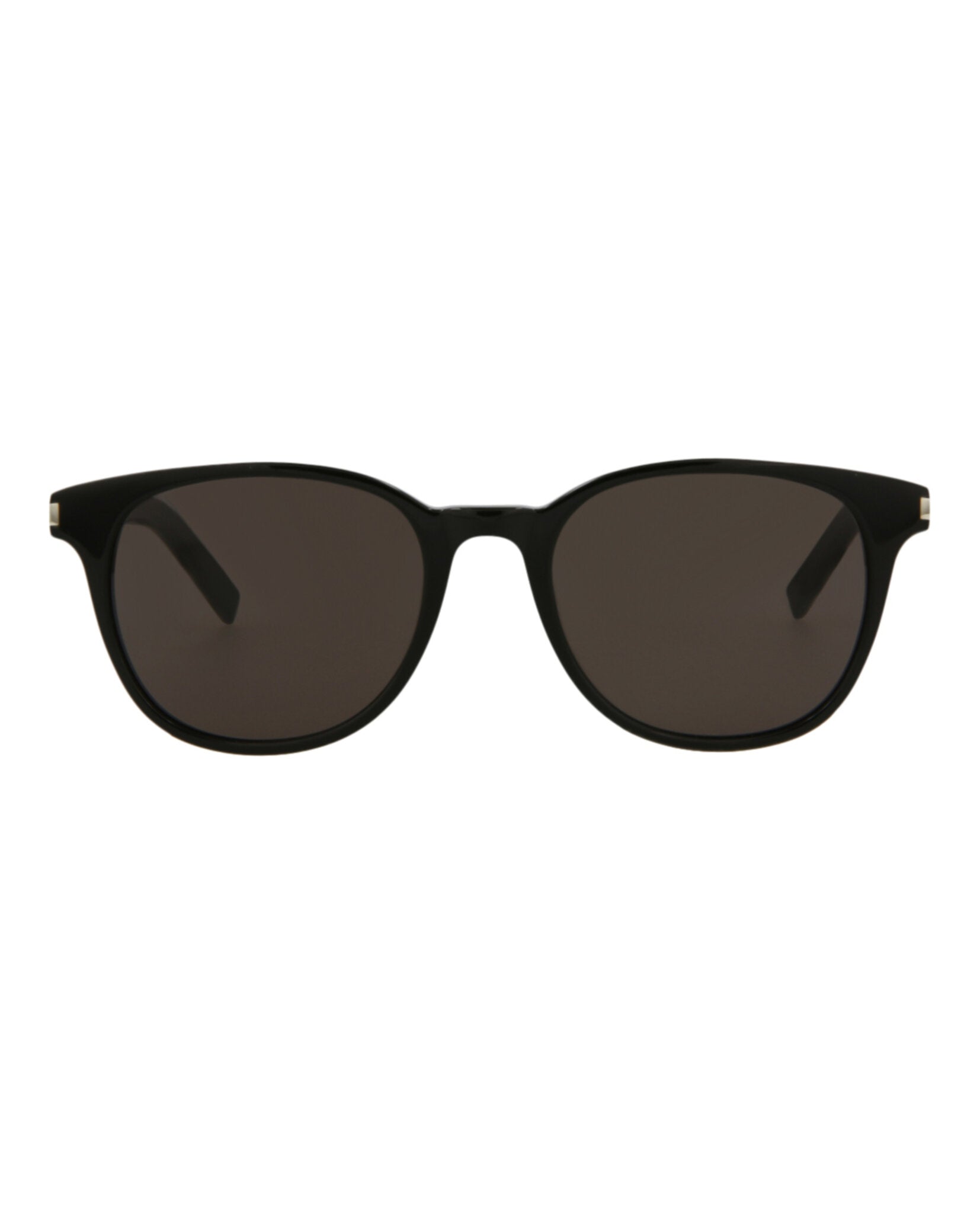 Saint Laurent Saint Laurent Unisex Round/Oval Black Black Black Fashion Designer Eyewear