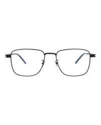 Saint Laurent Mens Square/Rectangle Black Black Transparent Fashion Designer Eyewear