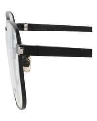 Saint Laurent Mens Square/Rectangle Black Black Transparent Fashion Designer Eyewear