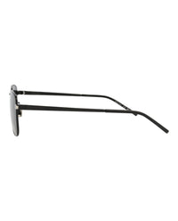 Saint Laurent Saint Laurent Unisex Square/Rectangle Black Black Black Fashion Designer Eyewear