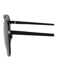 Saint Laurent Saint Laurent Unisex Aviator Black Black Black Fashion Designer Eyewear