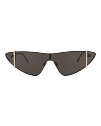 Saint Laurent Womens Cat Eye Black Black Black Fashion Designer Eyewear