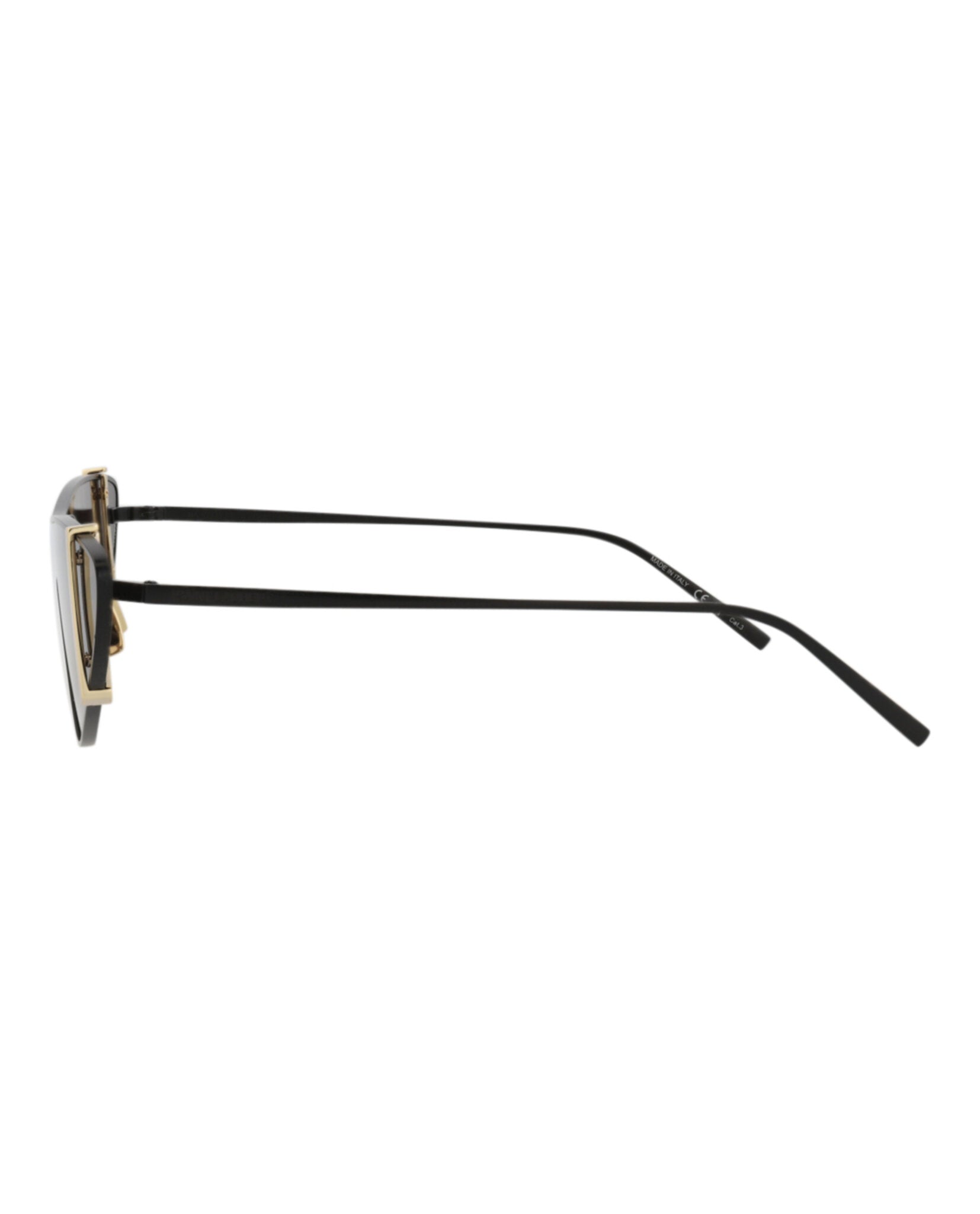 Saint Laurent Womens Cat Eye Black Black Black Fashion Designer Eyewear