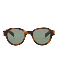 Saint Laurent Saint Laurent Unisex Round/Oval Havana Havana Green Fashion Designer Eyewear
