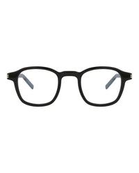 Saint Laurent Saint Laurent Mens Round/Oval Black Black Transparent Fashion Designer Eyewear