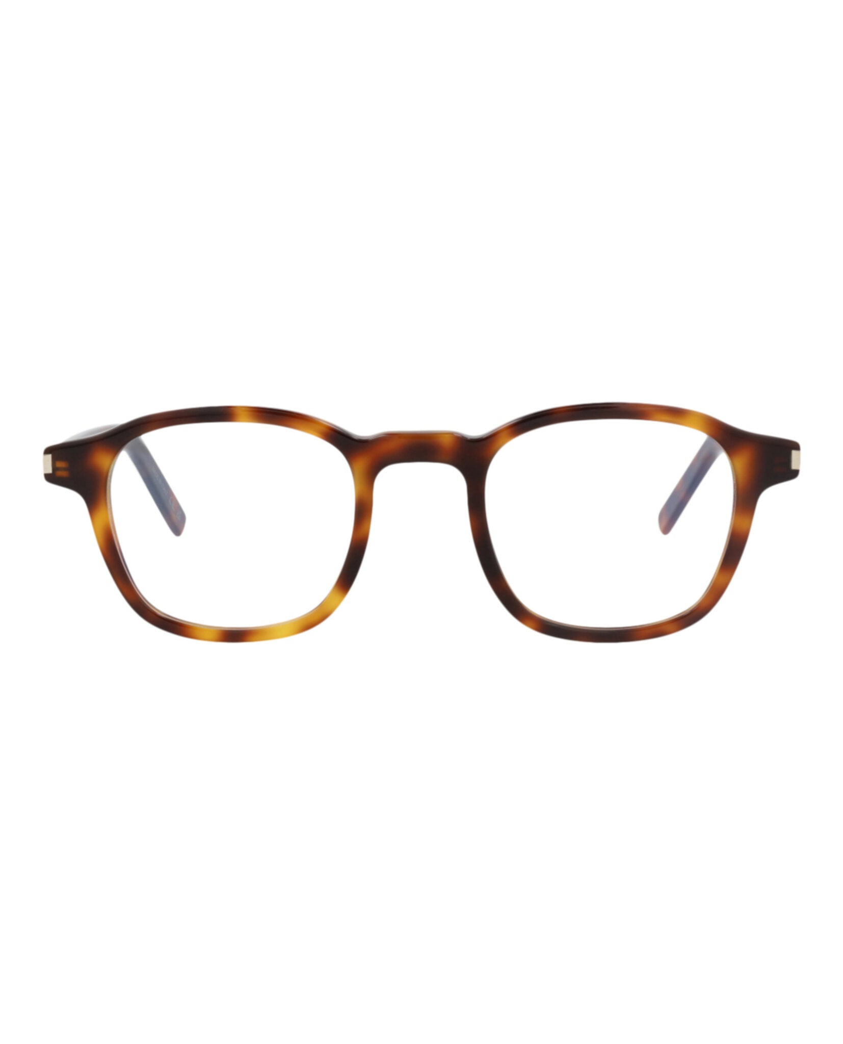 Saint Laurent Saint Laurent Mens Round/Oval Havana Havana Transparent Fashion Designer Eyewear