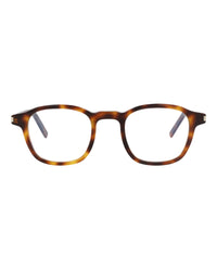 Saint Laurent Saint Laurent Mens Round/Oval Havana Havana Transparent Fashion Designer Eyewear