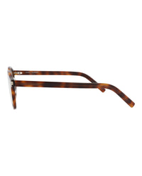 Saint Laurent Saint Laurent Mens Round/Oval Havana Havana Transparent Fashion Designer Eyewear